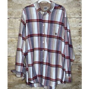 CINCH XL PLAID WESTERN CASUAL EVERYDAY FARM WEAR BUTTON DOWN MULTI COLOR SZ. XL